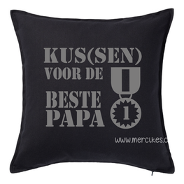 Kussenhoes Kus(sen) voor de Beste Papa
