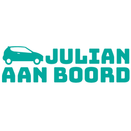 Auto sticker aan boord- Auto met Naam