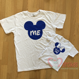 T-shirt Vader Dochter Me en Minnie Me