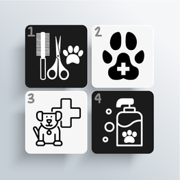Sticker Doos - Huisdieren Verzorging / Medicatie