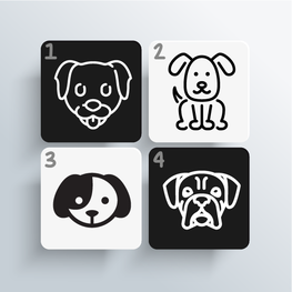 Sticker Doos - Huisdieren Hond 1