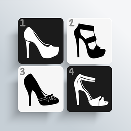 Sticker Doos - High Heels / Pumps