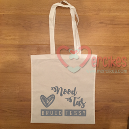Canvas Tas - Noodtas Bruid met Naam!