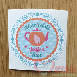 Allerliefste Juffen Thee - Sticker