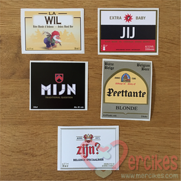 Peettante vragen - Set van 5 Assorti Wil jij mijn Meter / Peettante zijn?