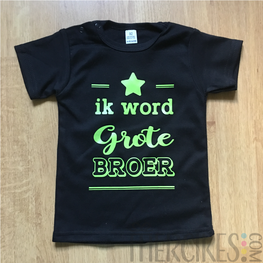 T-shirt Ik word Grote Broer - Lijnen Ster