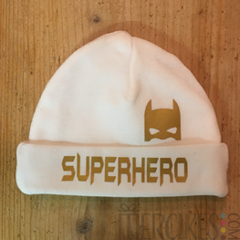 Babymutsje Superhero met Masker