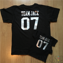Set Matching Shirt Team Jack 07 Ouder Kind