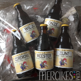 Cadeau Ceremoniemeester - Set van 5 Wil jij onze ceremoniemeester zijn? La chouffe