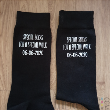 Special Socks for a special walk met datum