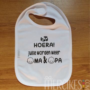 Slabber Hoera jullie worden WEER Oma & Opa!