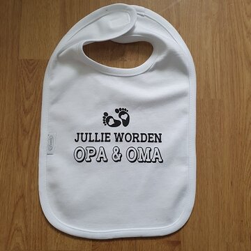 Slabber Jullie worden Opa en Oma Babyvoetjes